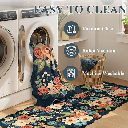 DUKINO 2x10 Runner Rug for Hallway, Washable Kitchen Rug - Image 6