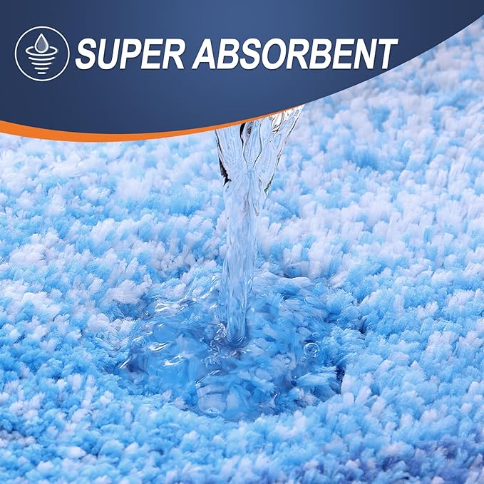 OLANLY Bathroom Runner Rugs Mat 70x24, Extra Soft Absorbent Microfiber Bath Rugs - Image 3