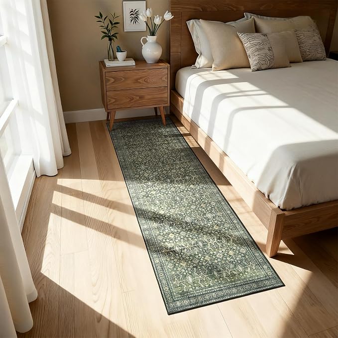 Lofus 3' X 8' Area Rug for Hallways, Low Pile Soft Carpet Runner for Kitchen - Image 4