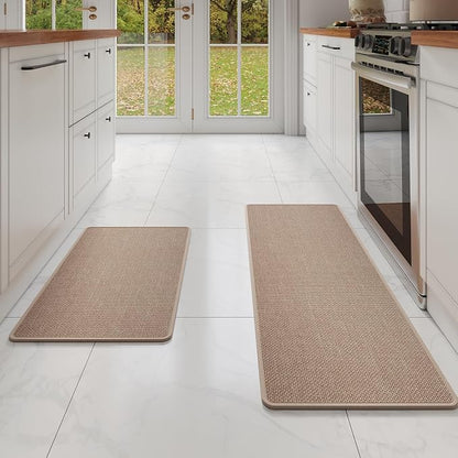 YDKGL Kitchen Mat Set of 2 PCS, Cushioned Non Slip Rugs by YDKGL