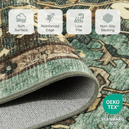 Lofus 9x12 Area Rugs for Living Room, Washable Area Rug, Rugs for Bedroom - Image 4
