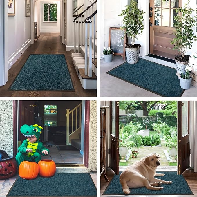 Mibao Super Absorbent Front Door Mat, Non-Slip Washable Indoor Doormats - Image 7