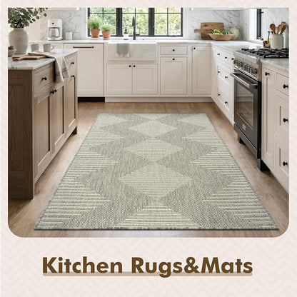 MontVoo-3x5 Outdoor Rug Porch Entryway Rug-Polypropylene Indoor Outdoor Rugs - Image 4