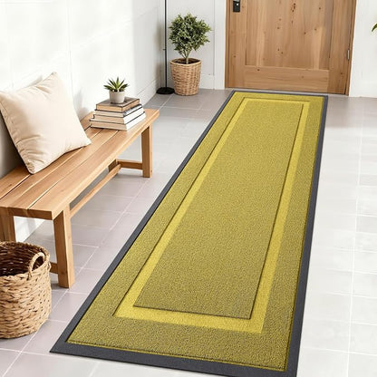 OLANLY Front Door Mat Indoor Outdoor Entrance, Waterproof All-Season, by OLANLY