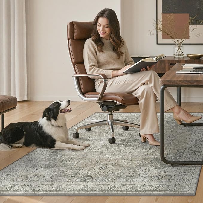 36"x48" Office Chair Mat for Hardwood Tile Floor, Under Desk Carpet Protector - Image 7