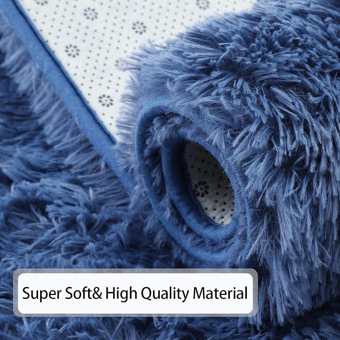 Andecor Soft Fluffy Bedroom Rugs Indoor Shaggy Plush Area Rug - Image 9
