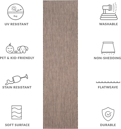 SAFAVIEH Outdoor Runner Rug 2'3"x8' - Image 8