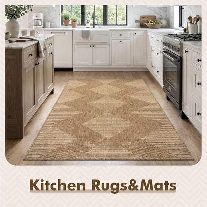 MontVoo-3x5 Outdoor Rug Porch Entryway Rug-Polypropylene Indoor Outdoor Rugs - Image 4