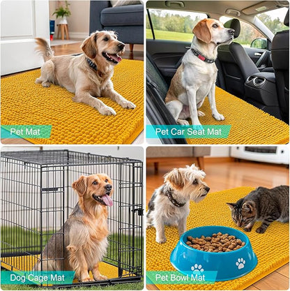 OLANLY Dog Door Mat for Muddy Paws 47x32, Absorbs Moisture and Dirt, Absorbent - Image 7