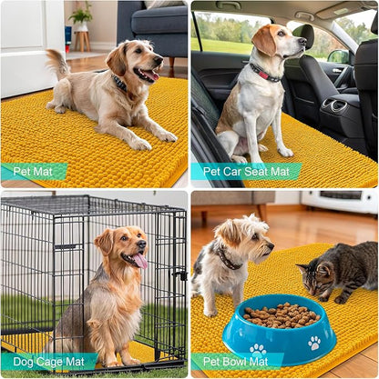 OLANLY Dog Door Mat for Muddy Paws 24x16, Absorbs Moisture and Dirt, Absorbent - Image 7