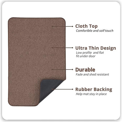 Bath Mat, Ultra Thin Bathroom Rugs, Rubber Bath Mats - Image 3