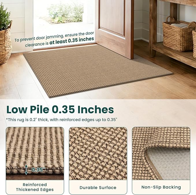 KOZYFLY Boho Runners for Hallways 2.6x10 ft Washable Kitchen Runner Non Slip - Image 4