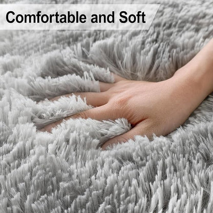 5x8 Ft Light Grey Large Area Rugs - Image 5