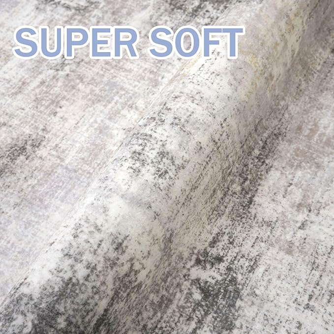 IOHOUZE Abstract Runner Rug 2x8 Ft Washable Runners - Image 7