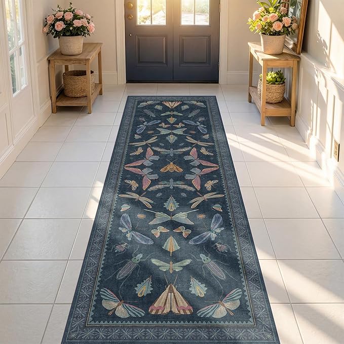 Washable Kitchen Runner Rug 2'6"x12', Non Slip Indoor Mat - Image 3