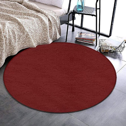 Home Decor Non Slip Kitchen Office Circle Rug, Machine Washable Modern Round - Image 2