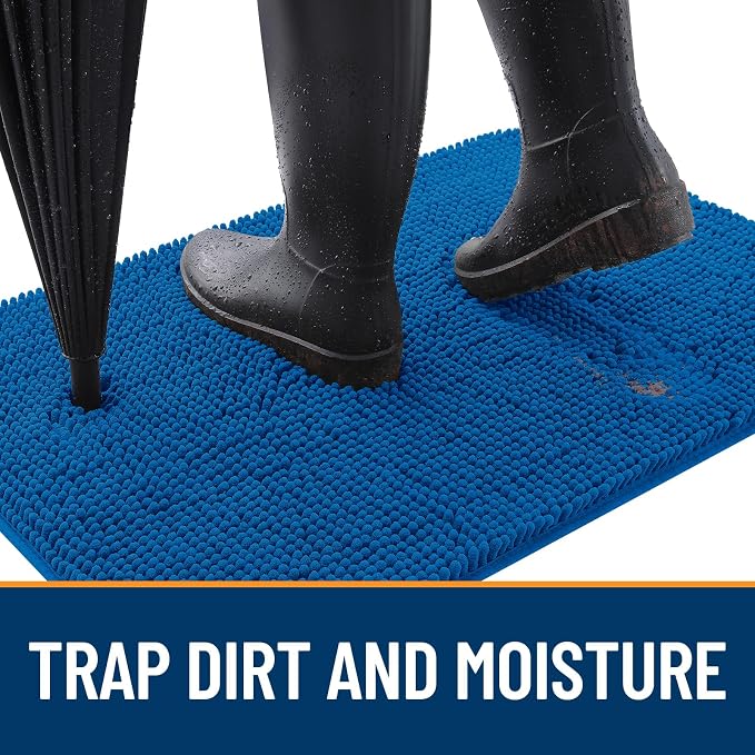 OLANLY Dog Door Mat for Muddy Paws 47x24, Absorbs Moisture and Dirt, Absorbent - Image 2