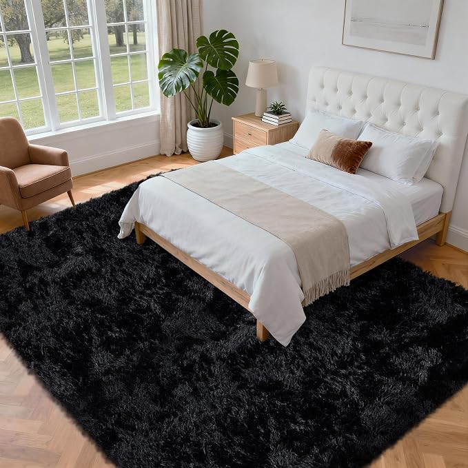 5x7 Area Rug for Living Room: Ultra Soft Fluffy Rug Modern Large Thicked Shag - Image 2