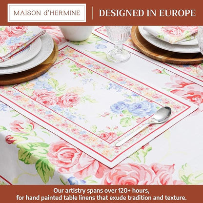Maison d' Hermine Placemats Set of 4 Reusable 100% Cotton | Cloth Place Mats - Image 2