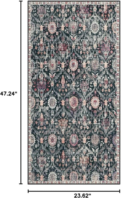 Lahome Kitchen Rugs Non Slip Washable Rugs - Image 2