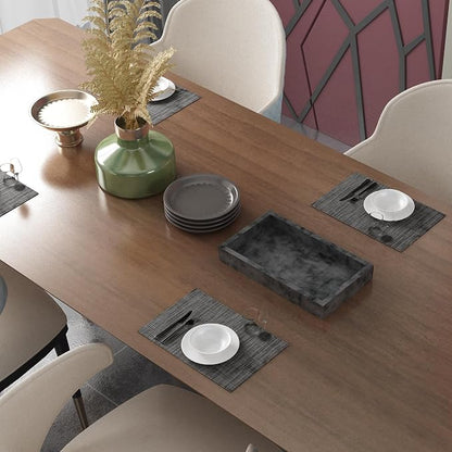 Placemats Set of 4 Washable Indoor | Outdoor Vinyl Place Mats - Image 7