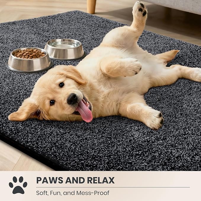 PURRUGS Dirt Trapping Door Mat 24" x 84", Non-Slip Machine Washable Entryway Rug - Image 3