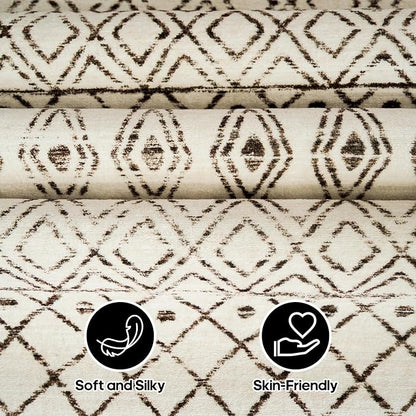 2x5 Rug Runner Boho Geometric: Washable Hallway Moroccan Runners - Image 6