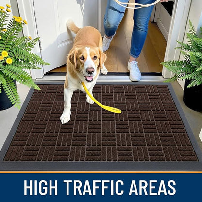 OLANLY Front Door Mat Outside Entrance 29.5x17, Heavy Duty Sturdy Natural - Image 7