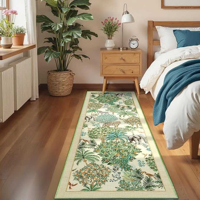 GarveeHome Jungle Rug 2x6 Kitchen Runner Rug Non Slip Washable Runners - Image 3