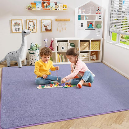 Amearea Large Modern Area Rugs for Bedroom Living Room, 5x8 Feet Purple - Image 4