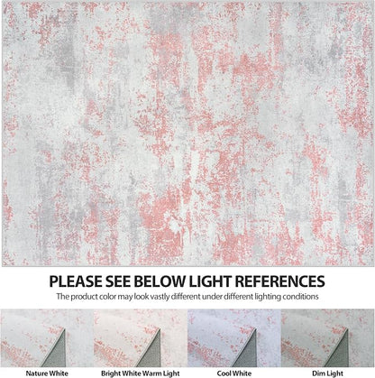 5x7 Area Rugs for Living Room Rug Washable: Abstract Rug for Dining Room - Image 7
