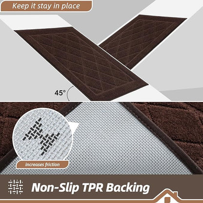 BEQHAUSE Dirt Trapper Door Mat 32" x 72", Doormat Non-Slip Entryway Rugs - Image 5