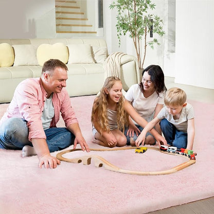 Ultra Soft Rug for Living Room, 6X9 Fluffy Shag Area Rug for Bedroom, Modern - Image 3