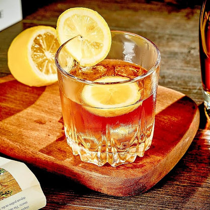 GLASKEY Whiskey Glasses Set of 4, Lead-Free Crystal Old Fashioned Glass - Image 8
