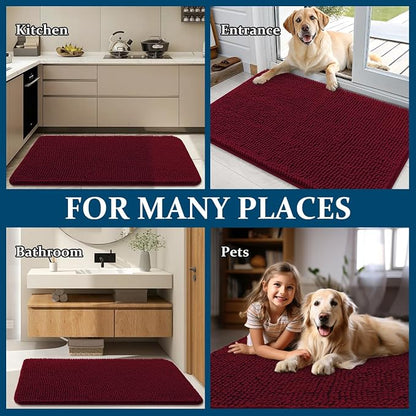OLANLY Dog Door Mat for Muddy Paws 70x46, Absorbs Moisture and Dirt, Absorbent - Image 8