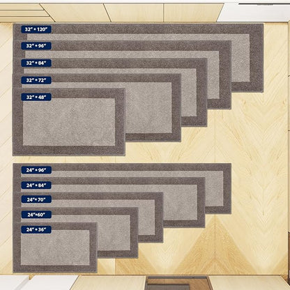 Machine Washable Kitchen Rug 32" x 48", Non Slip Indoor Door Rug, Absorbent - Image 4