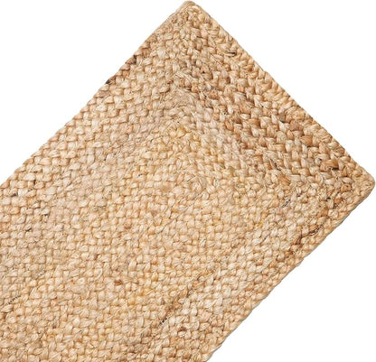 Pack of 1 Handwoven Rectangle Jute Braided Table Runner 13 x 48 Inch, 100% - Image 4