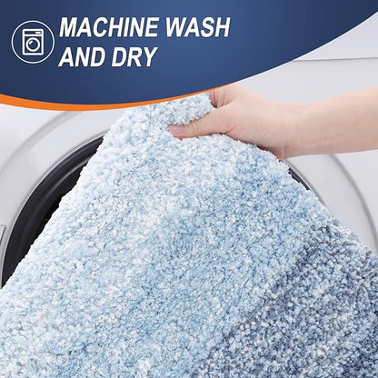 OLANLY Small Bathroom Rugs Mat 24x16, Extra Soft Absorbent Microfiber Bath Rugs - Image 6