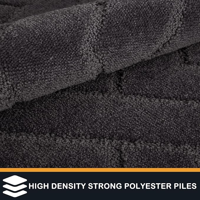 PURRUGS Dirt Trapping Door Mat 24" x 84", Non-Slip Machine Washable Entry Rug - Image 3