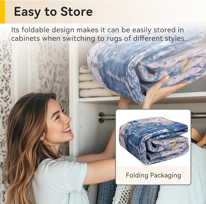 RELEANY Washable Area Rugs 2'6"x12 Non-Slip Modern Abstract Soft - Image 6