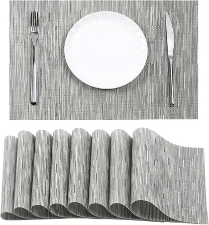 Leetaltree Silver Placemats Set of 8 by Leetaltree-ArtatEveryTable