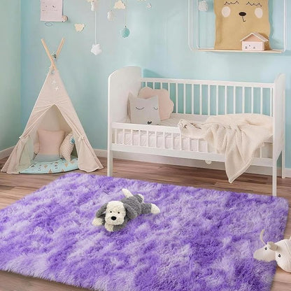 Mugorn 3x5 Rugs for Bedroom, Fluffy Area Rugs for Living Room, Soft Shag Kids - Image 2