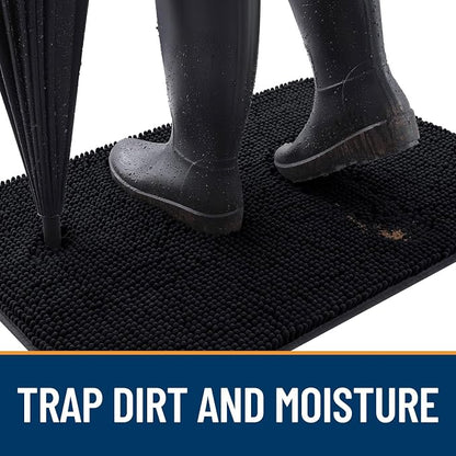 OLANLY Dog Door Mat for Muddy Paws 47x17, Absorbs Moisture and Dirt, Absorbent - Image 2