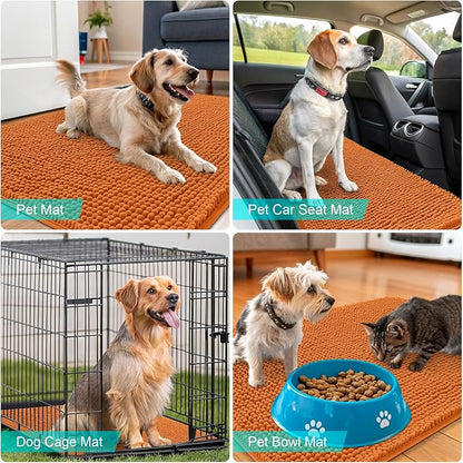 OLANLY Dog Door Mat for Muddy Paws 32x20, Absorbs Moisture and Dirt, Absorbent - Image 7