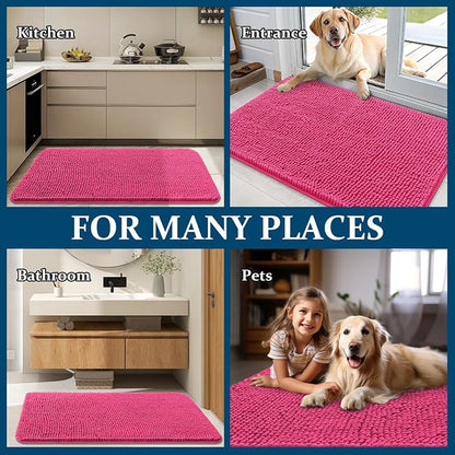 OLANLY Dog Door Mat for Muddy Paws 59x35, Absorbs Moisture and Dirt, Absorbent - Image 8