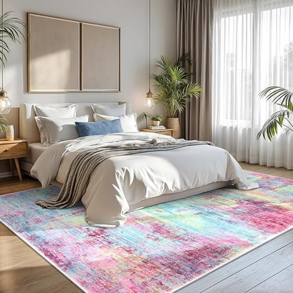 IOHOUZE Abstract Area Rugs 8x10 Ft Washable Large Rugs - Image 9