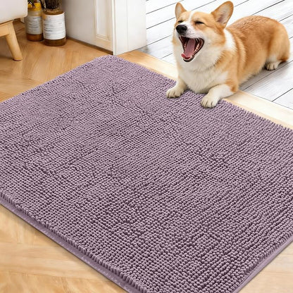 OLANLY Dog Door Mat for Muddy Paws 40x32, Absorbs Moisture and Dirt, Absorbent by OLANLY