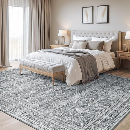 Lofus 5x7 Area Rug for Living Room, Soft Neutral Carpets for Bedroom Dining - Image 2