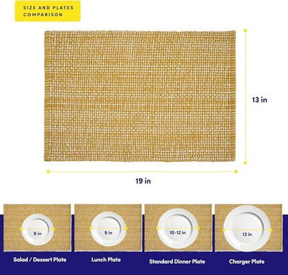 Sweet Home Collection 100% Cotton Placemats - Image 8