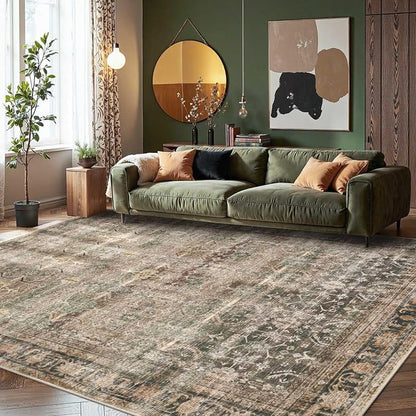 Rugxara 8x10 Area Rugs for Living Room Bedroom, Large Washable Rug, Non Slip & - Image 3